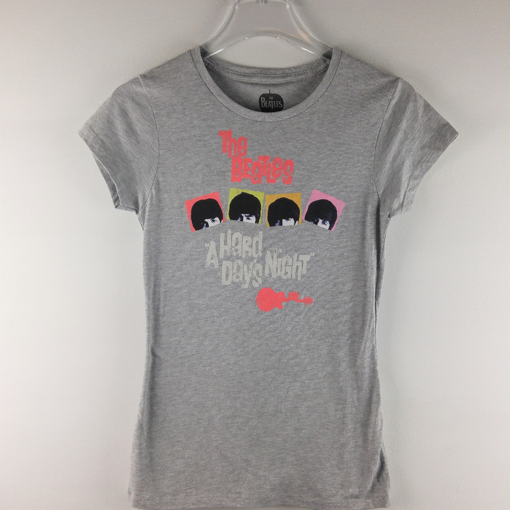 Beatles Hard Days Night Graphic Tee Shirt